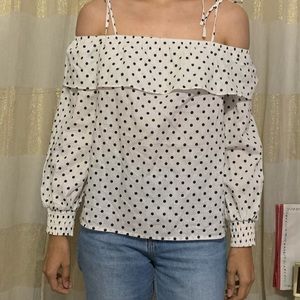Zara Polka Dot Blouse